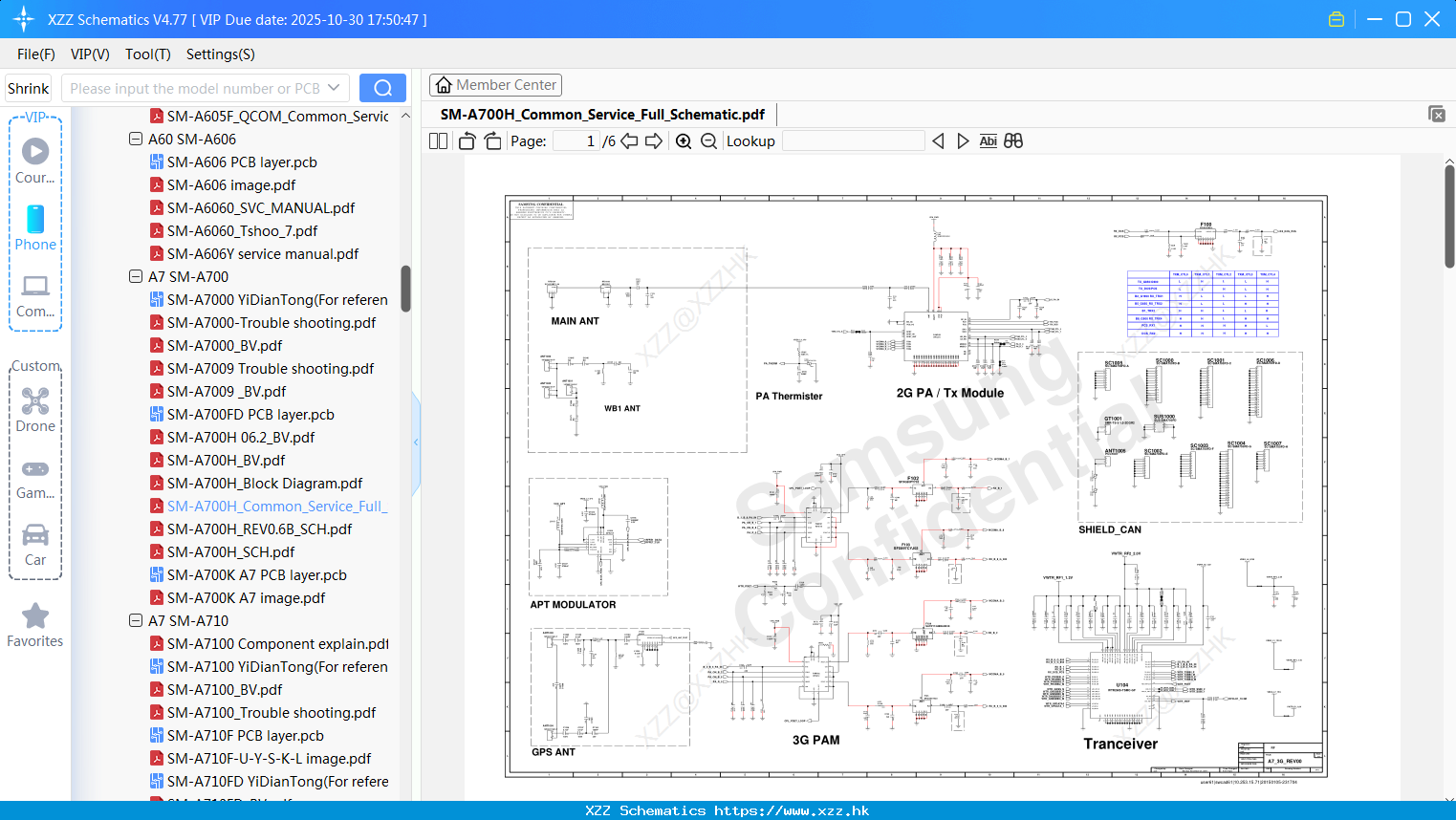 Samsung SM-A700H_Common_Service_Full_Schematic